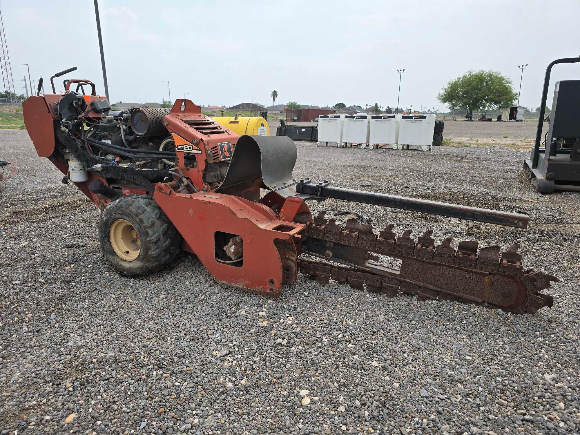 2012 Ditch Witch RT20 Walk Behind Trencher