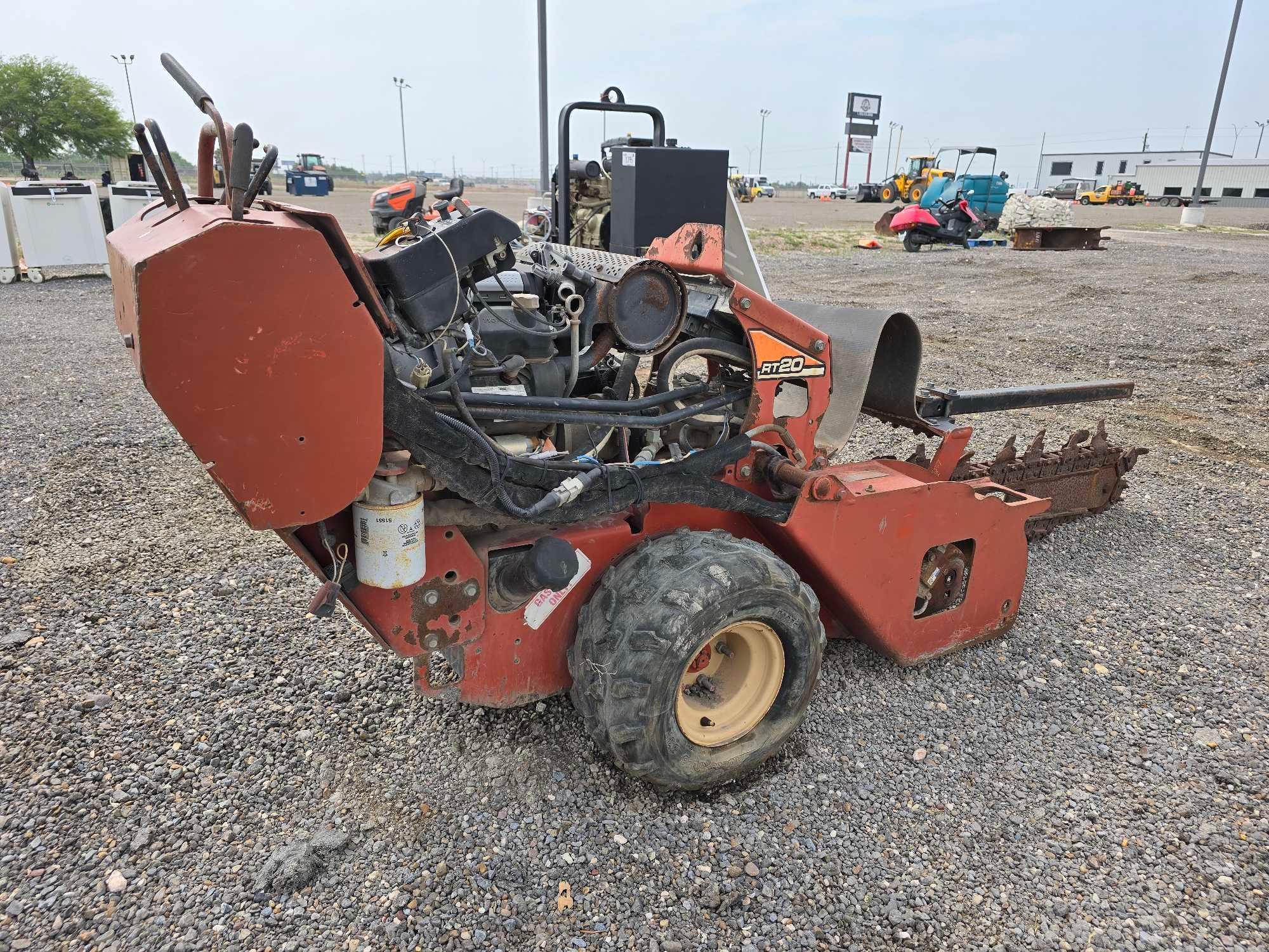 2012 Ditch Witch RT20 Walk Behind Trencher