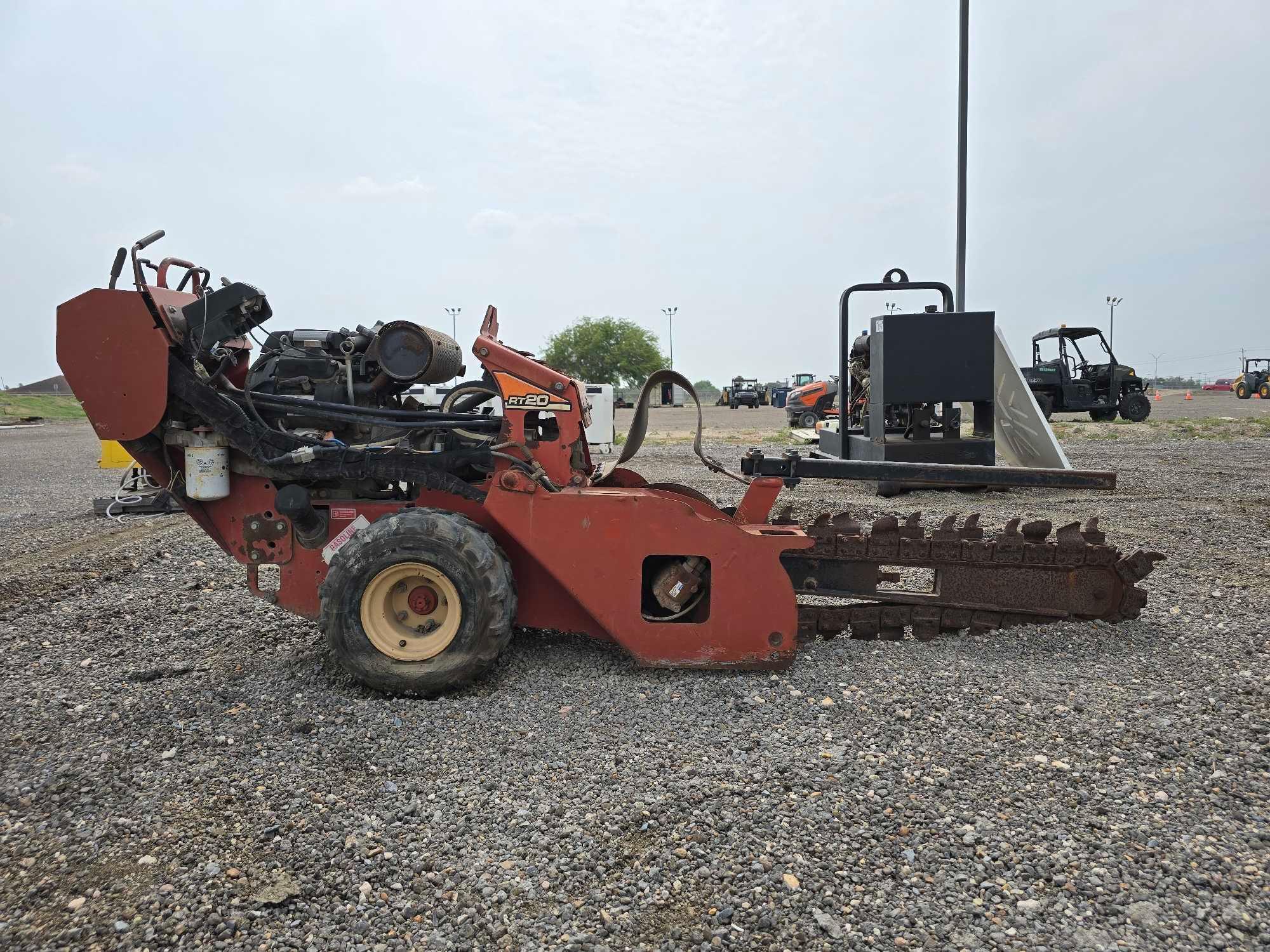 2012 Ditch Witch RT20 Walk Behind Trencher
