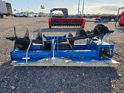 NEW/UNUSED 2025 GIYI Qty 3 Skid Steer Loader Auguer Attachments