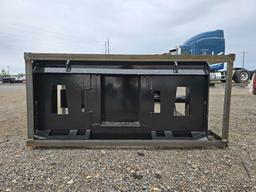 NEW/UNUSED 2024 Mower King ECSSCT72 Hydraulic Trencher Skid Steer Attachment