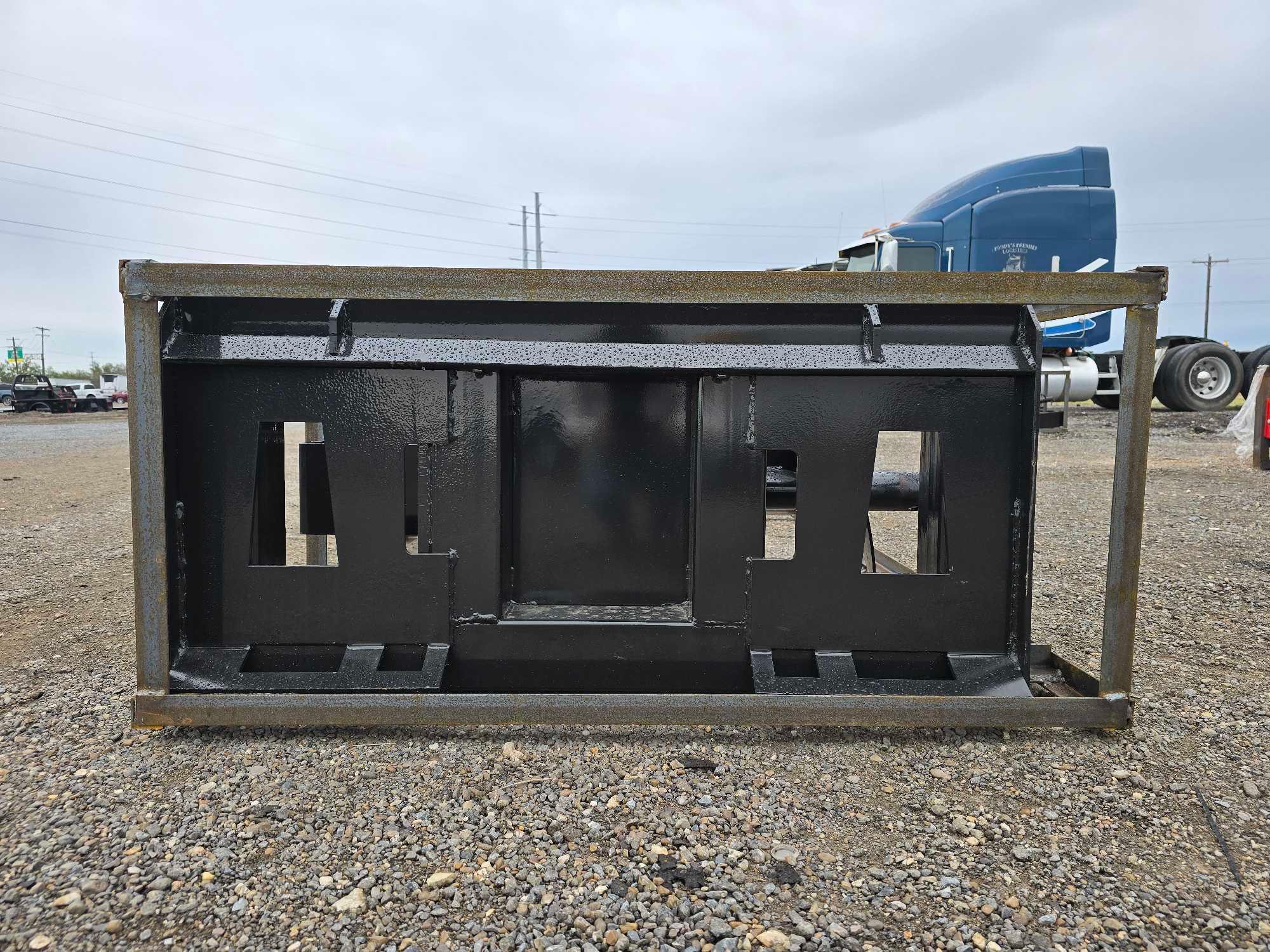 NEW/UNUSED 2024 Mower King ECSSCT72 Hydraulic Trencher Skid Steer Attachment
