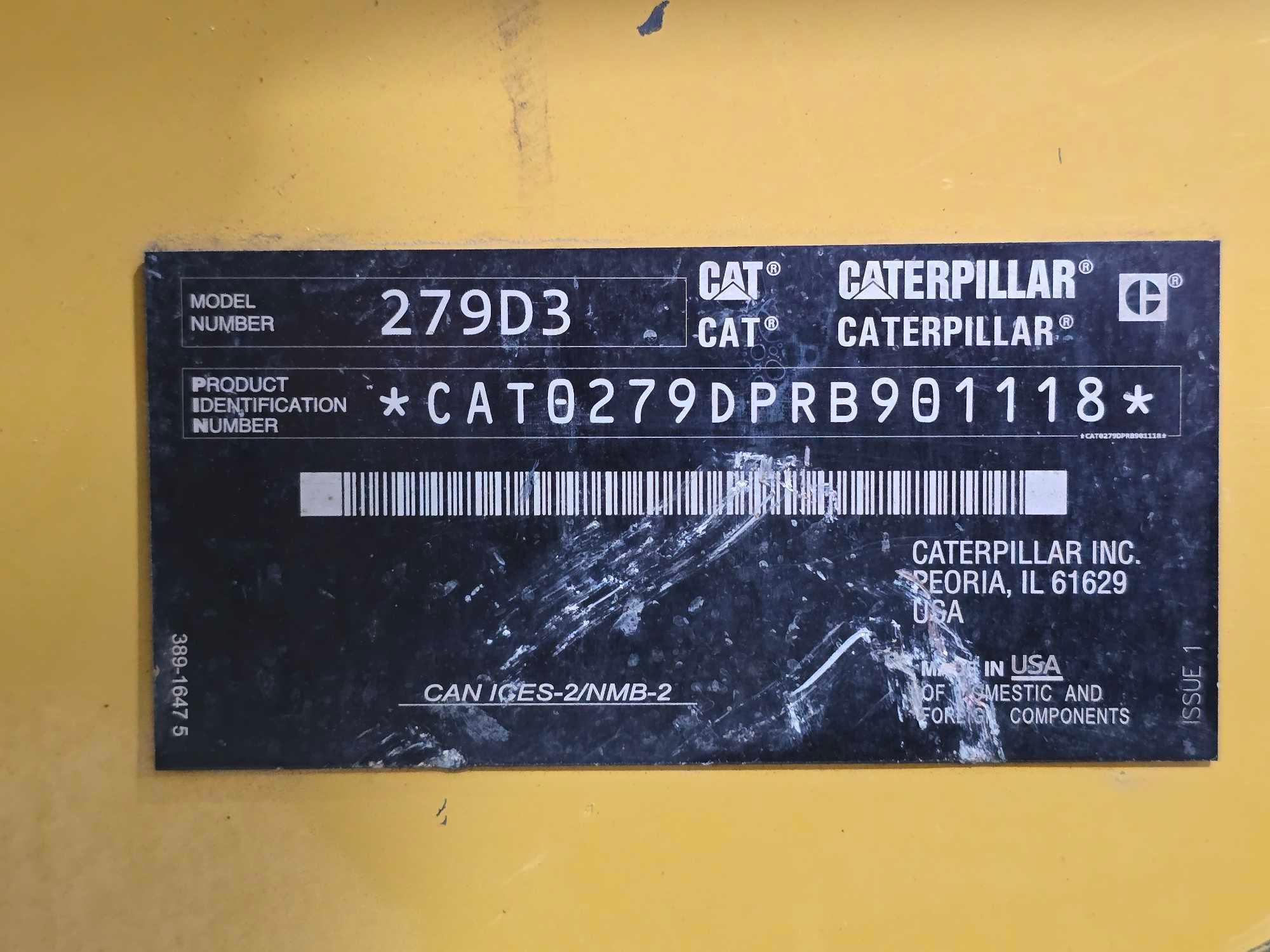2020 Caterpillar 279D3 Skid Steer Loader