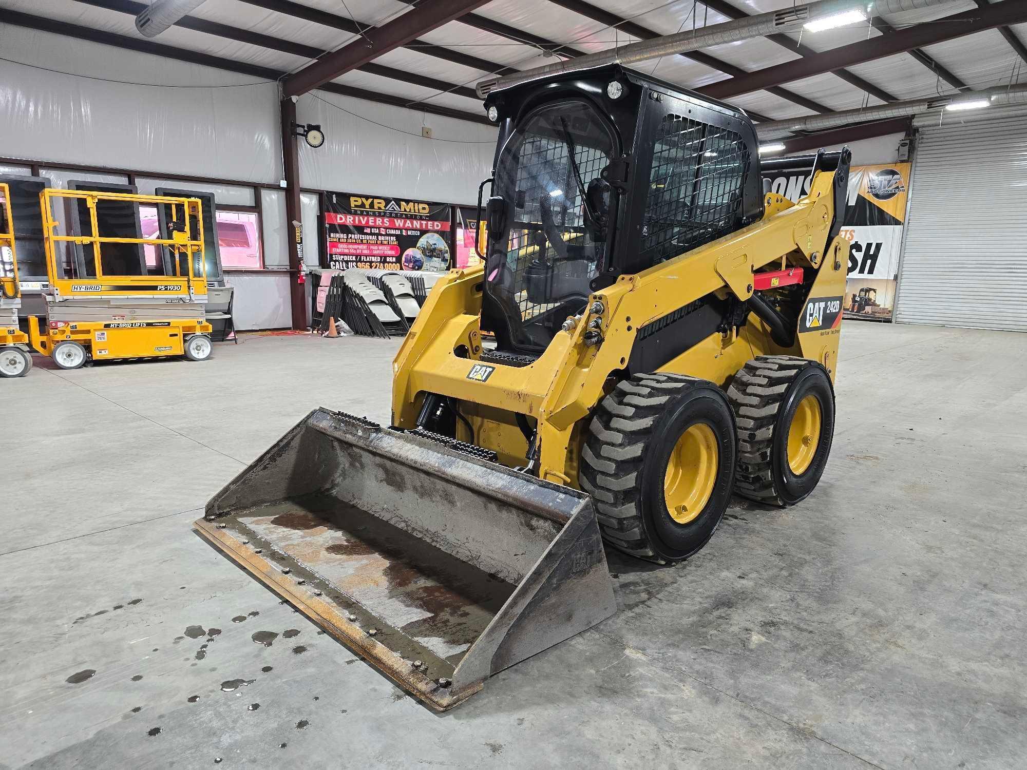 2019 Caterpillar 242D Skid Steer Loader