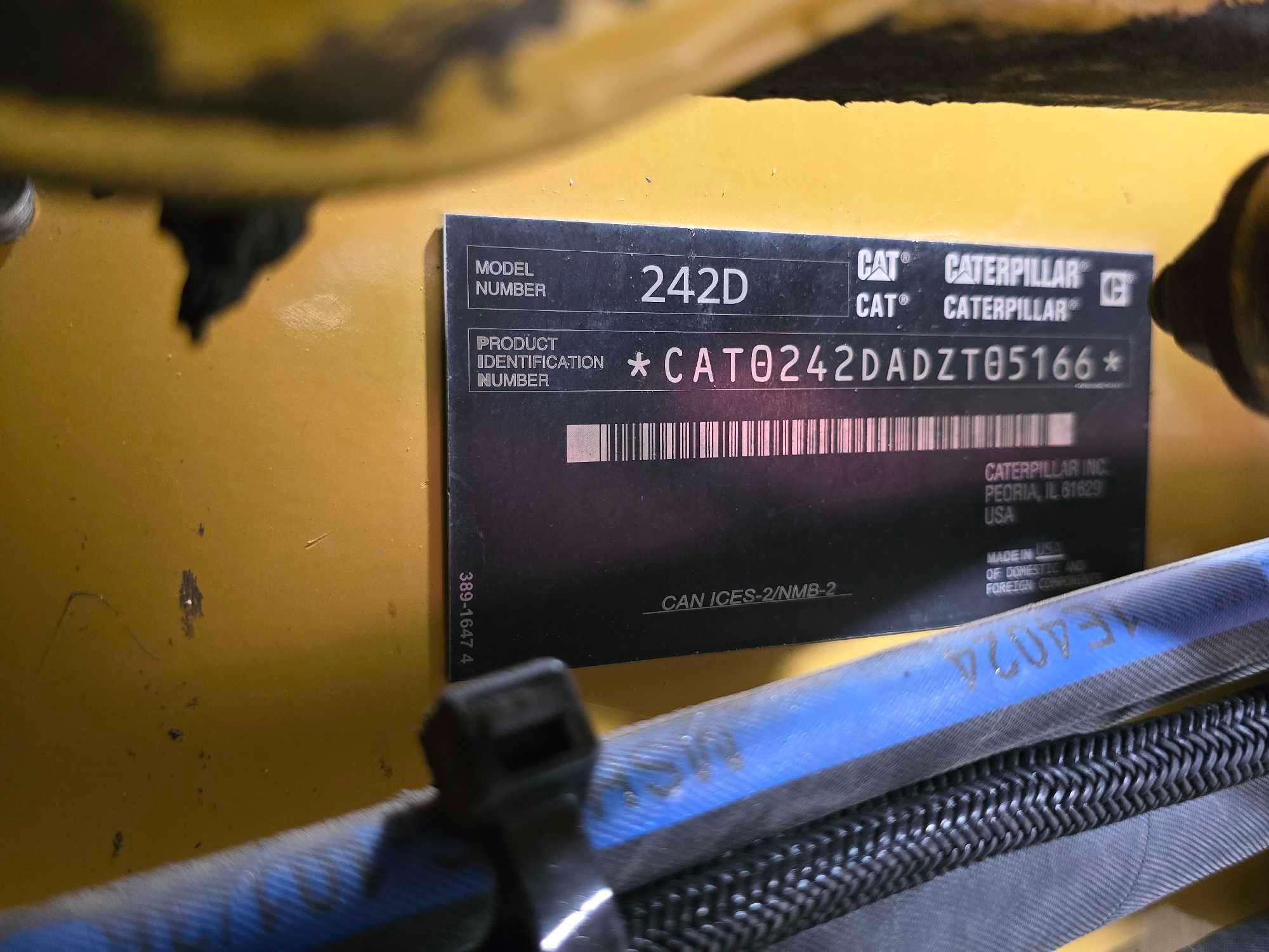 2019 Caterpillar 242D Skid Steer Loader
