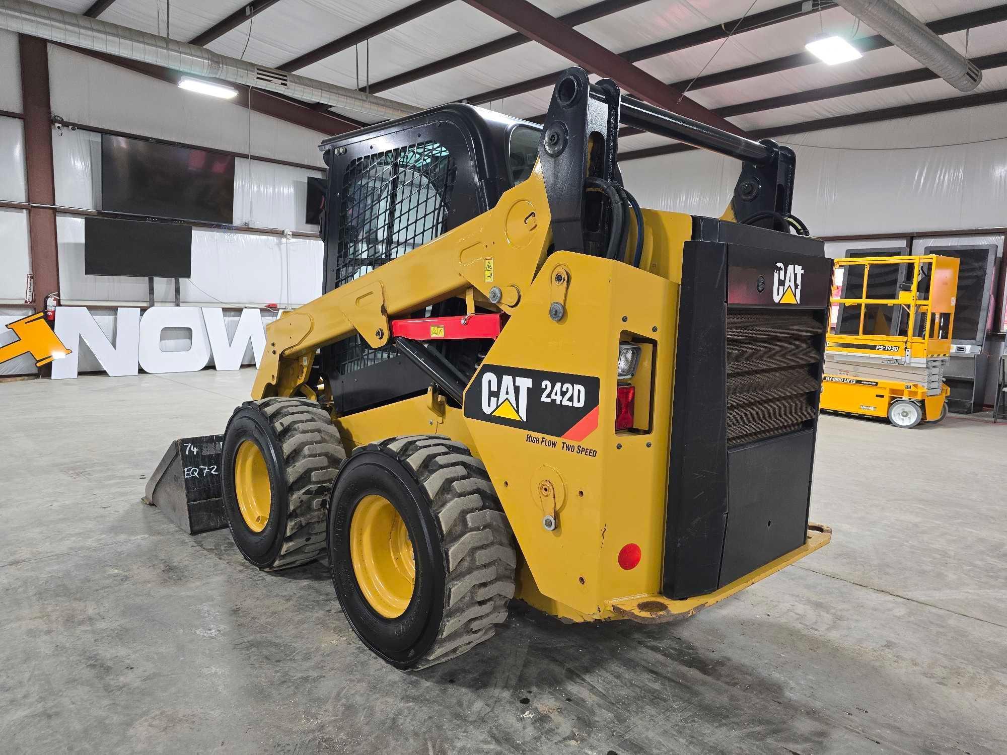 2019 Caterpillar 242D Skid Steer Loader