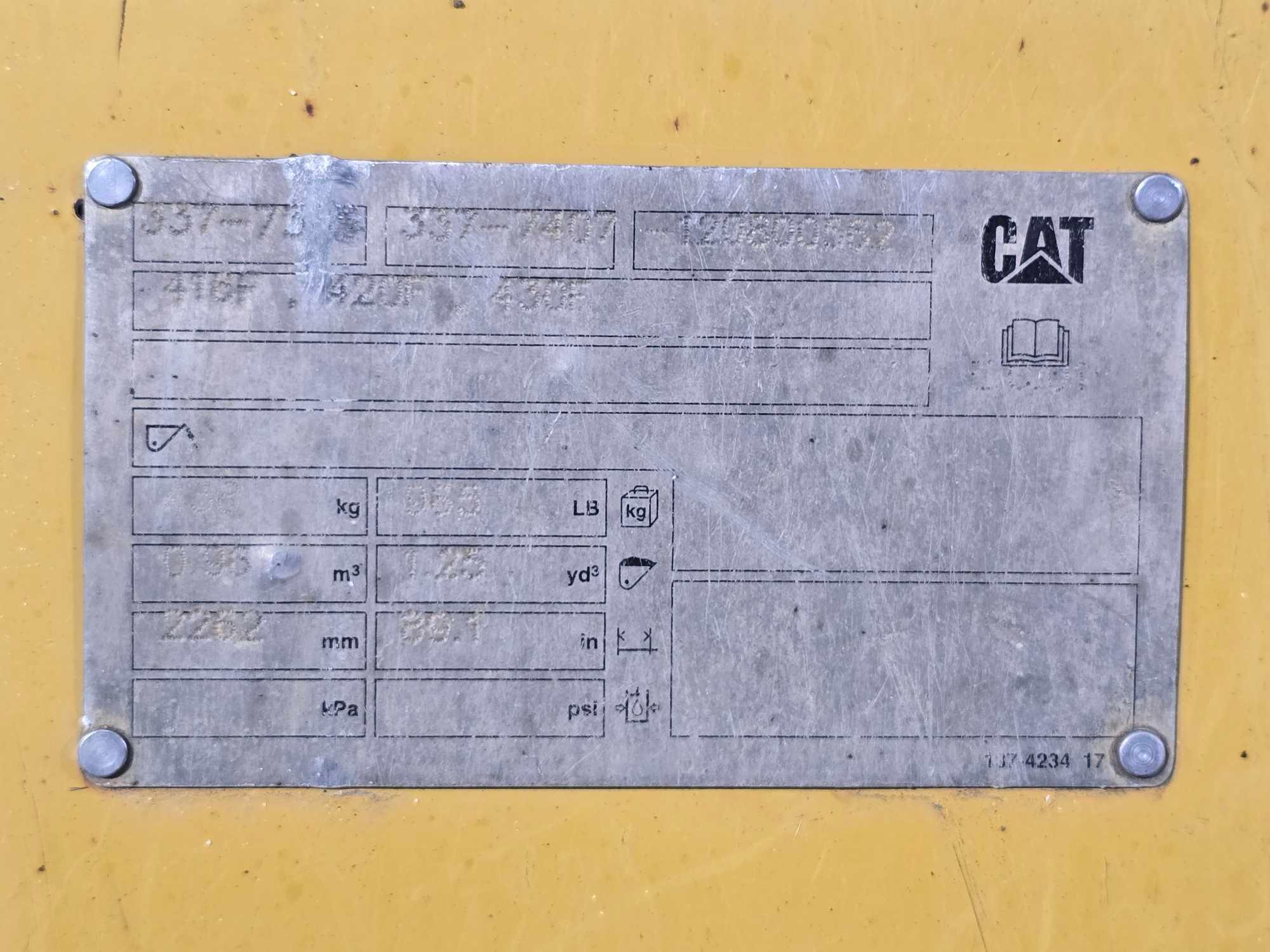 2013 Caterpillar 416F Backhoe Loader