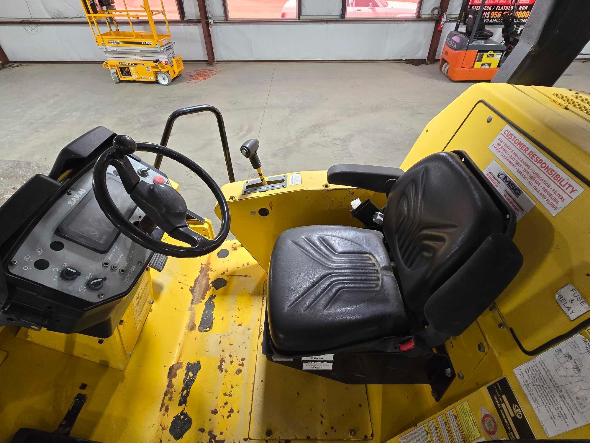 2017 Sakai SV540D Smooth Drum Compactor