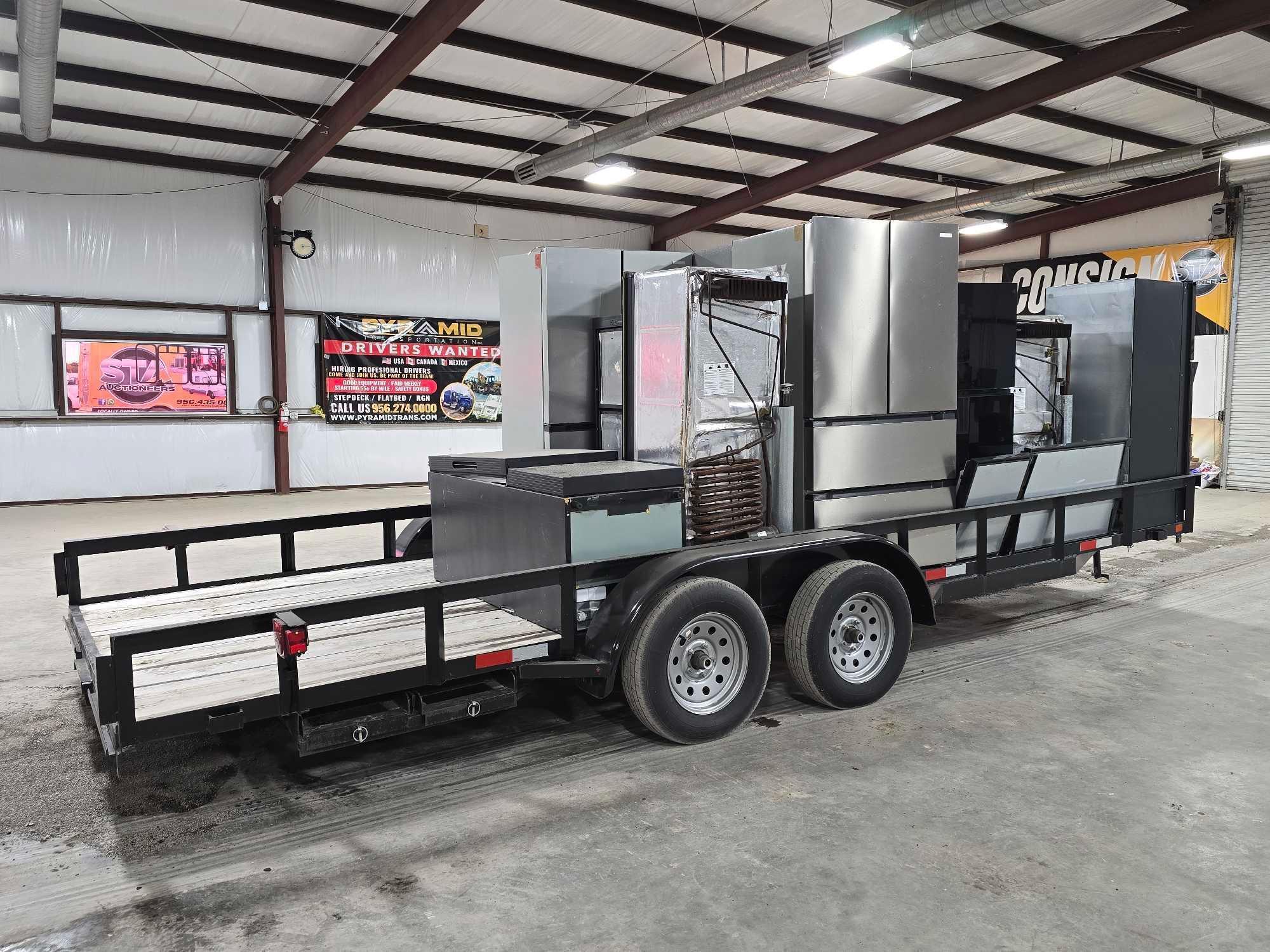 2024 C&M 82x20 Utility Trailer.