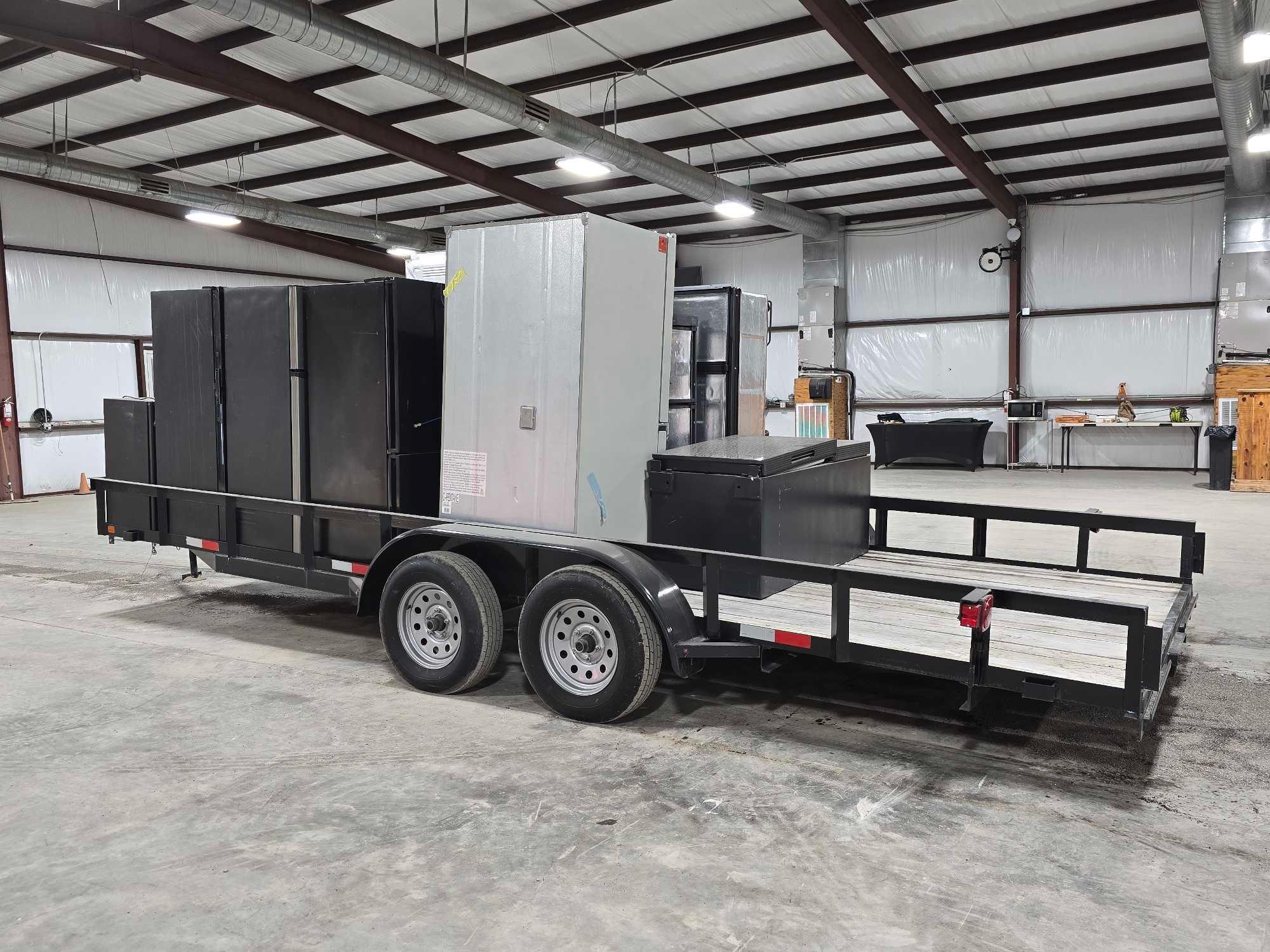 2024 C&M 82x20 Utility Trailer.