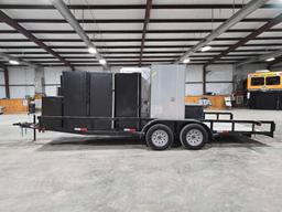 2024 C&M 82x20 Utility Trailer.