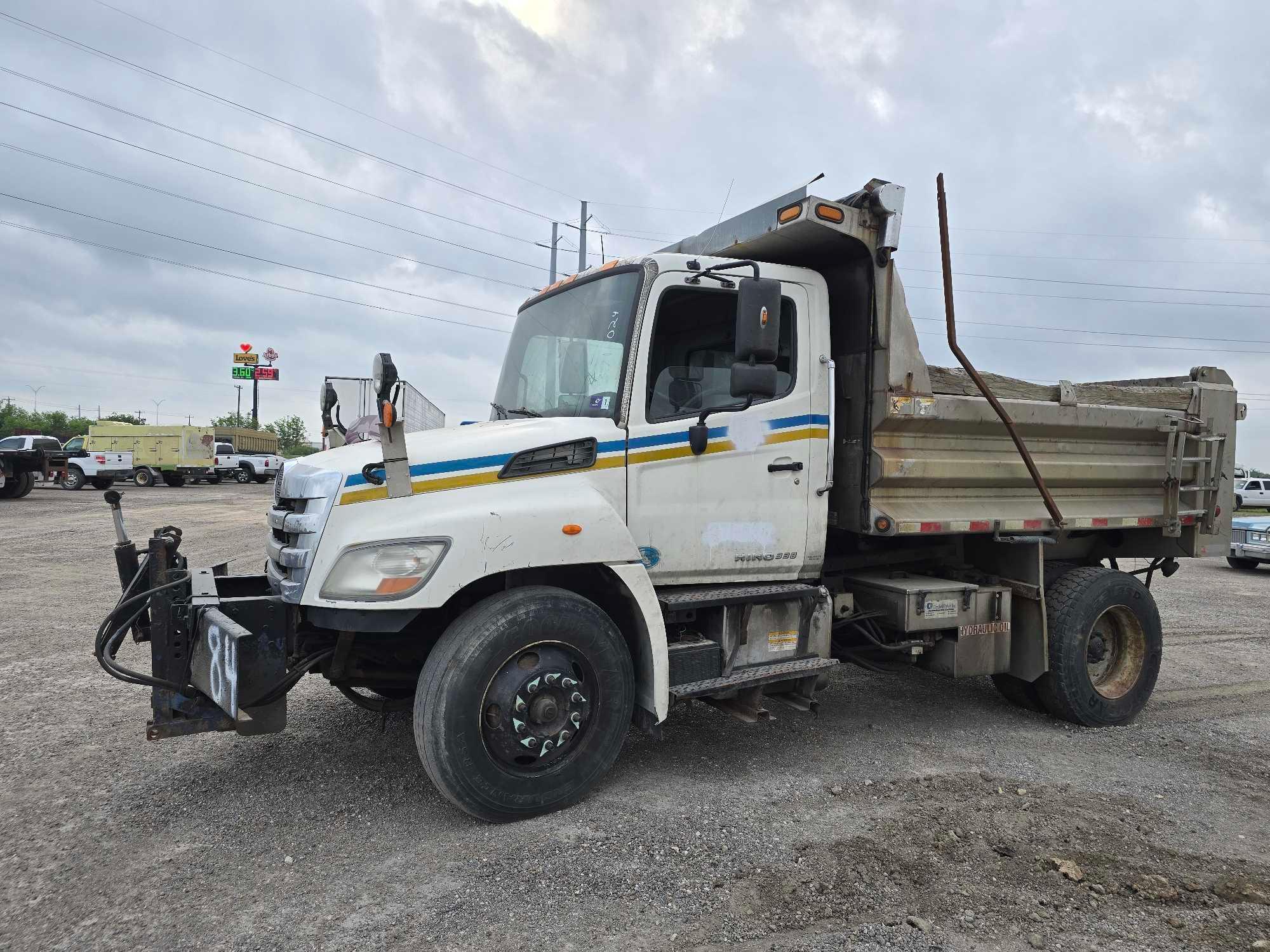 2013 Hino 338 Single Axle Dump Truck