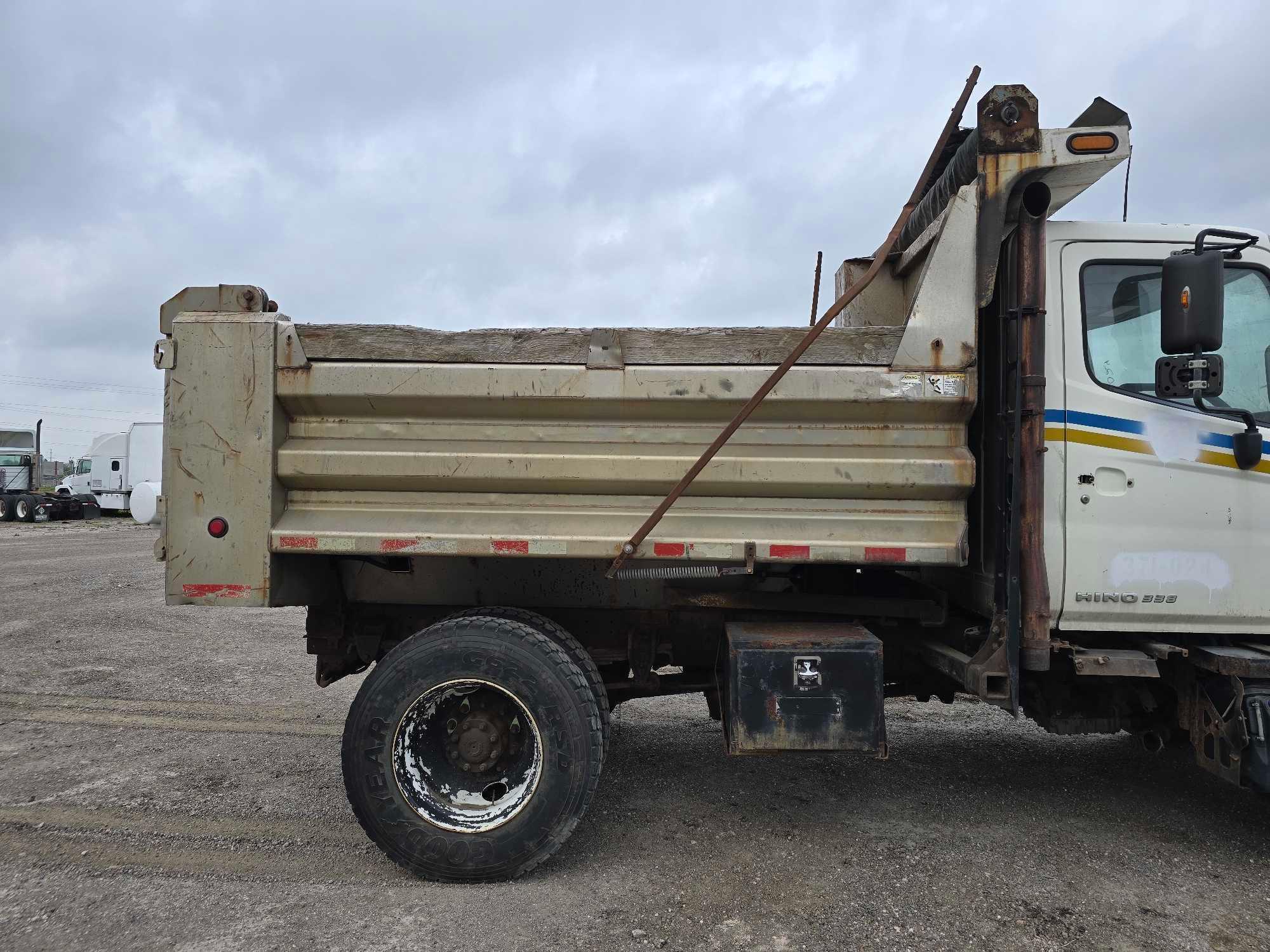 2013 Hino 338 Single Axle Dump Truck
