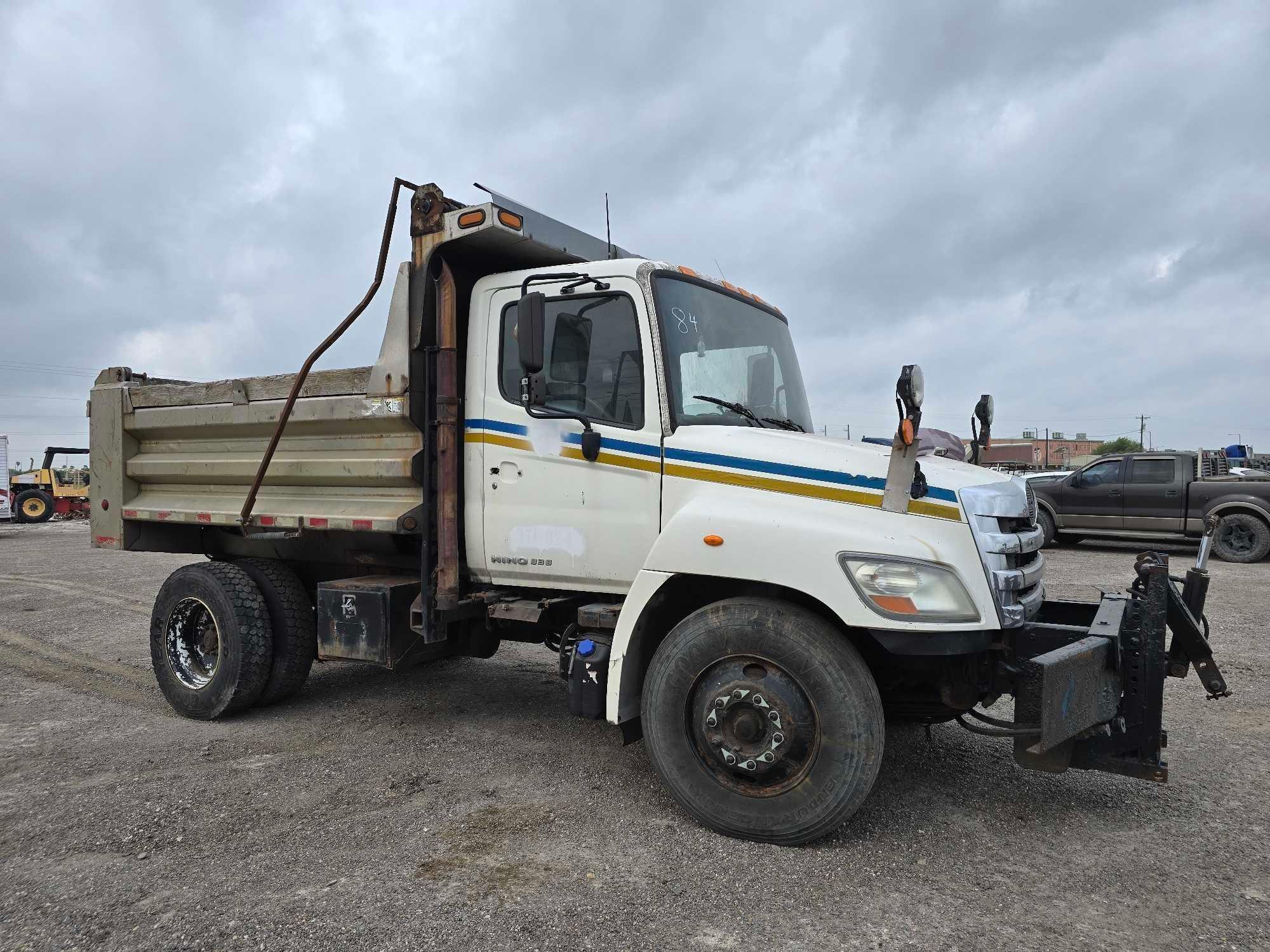 2013 Hino 338 Single Axle Dump Truck