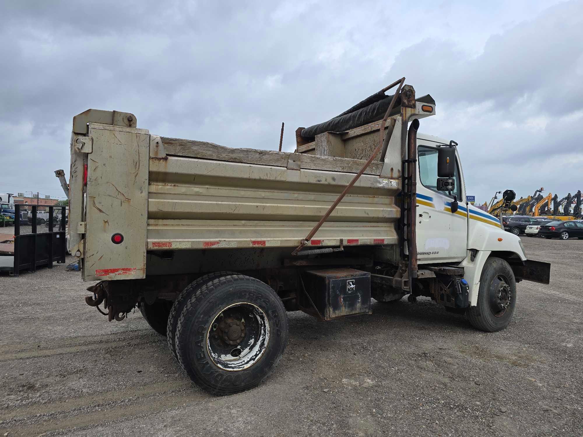 2013 Hino 338 Single Axle Dump Truck