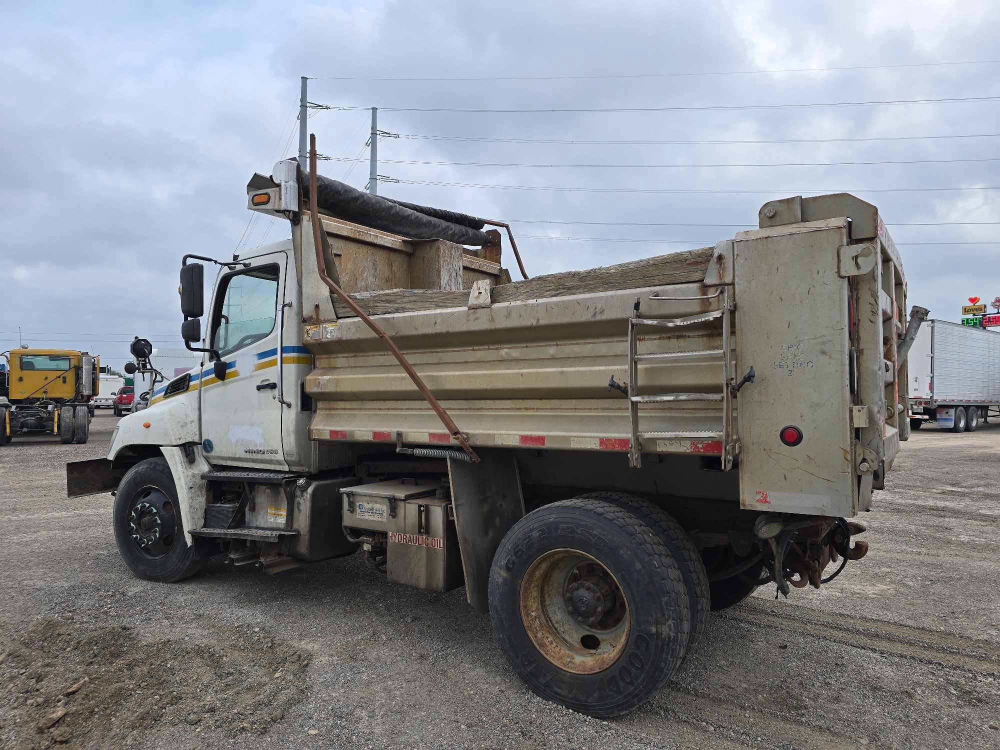 2013 Hino 338 Single Axle Dump Truck