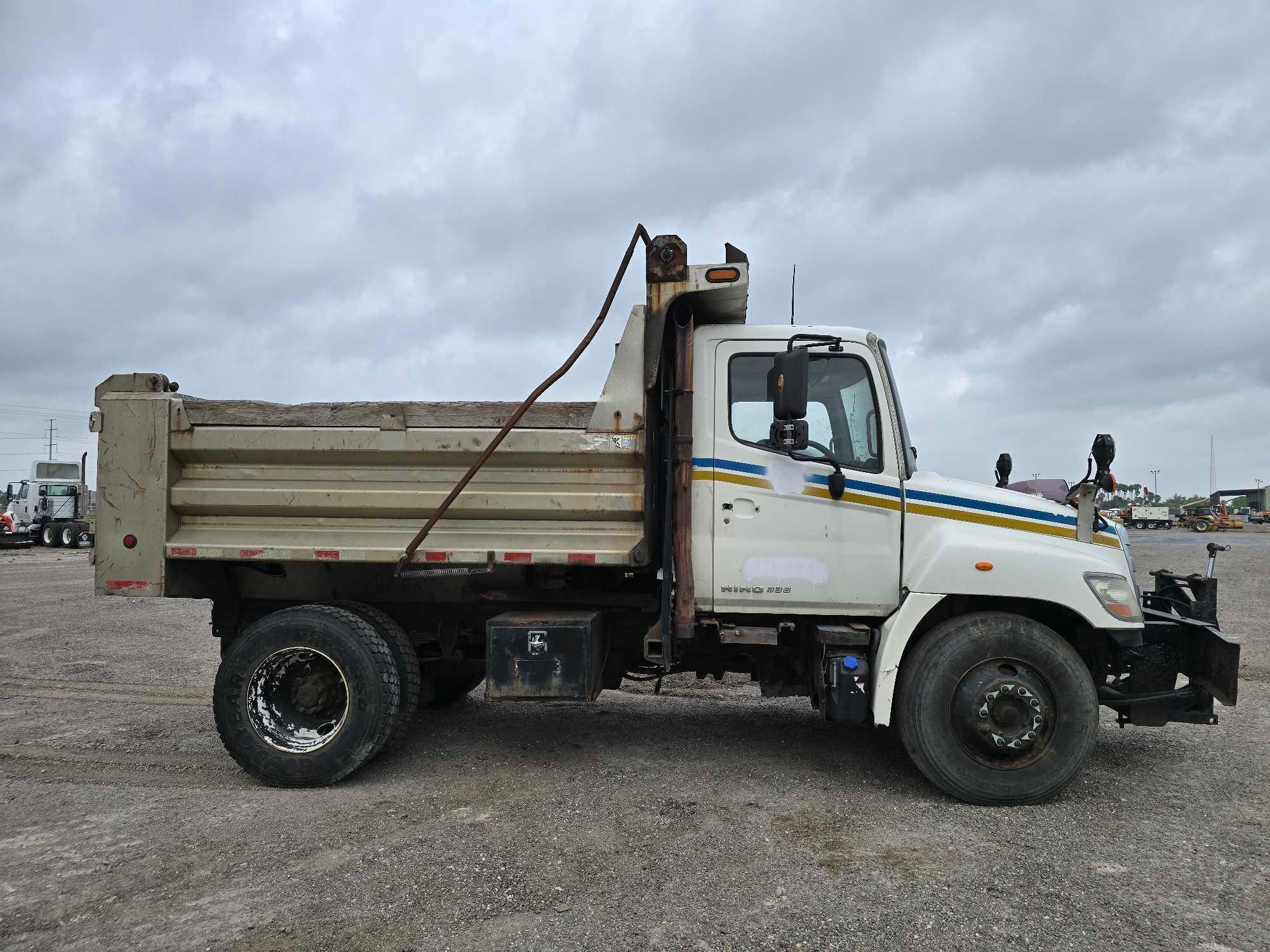 2013 Hino 338 Single Axle Dump Truck