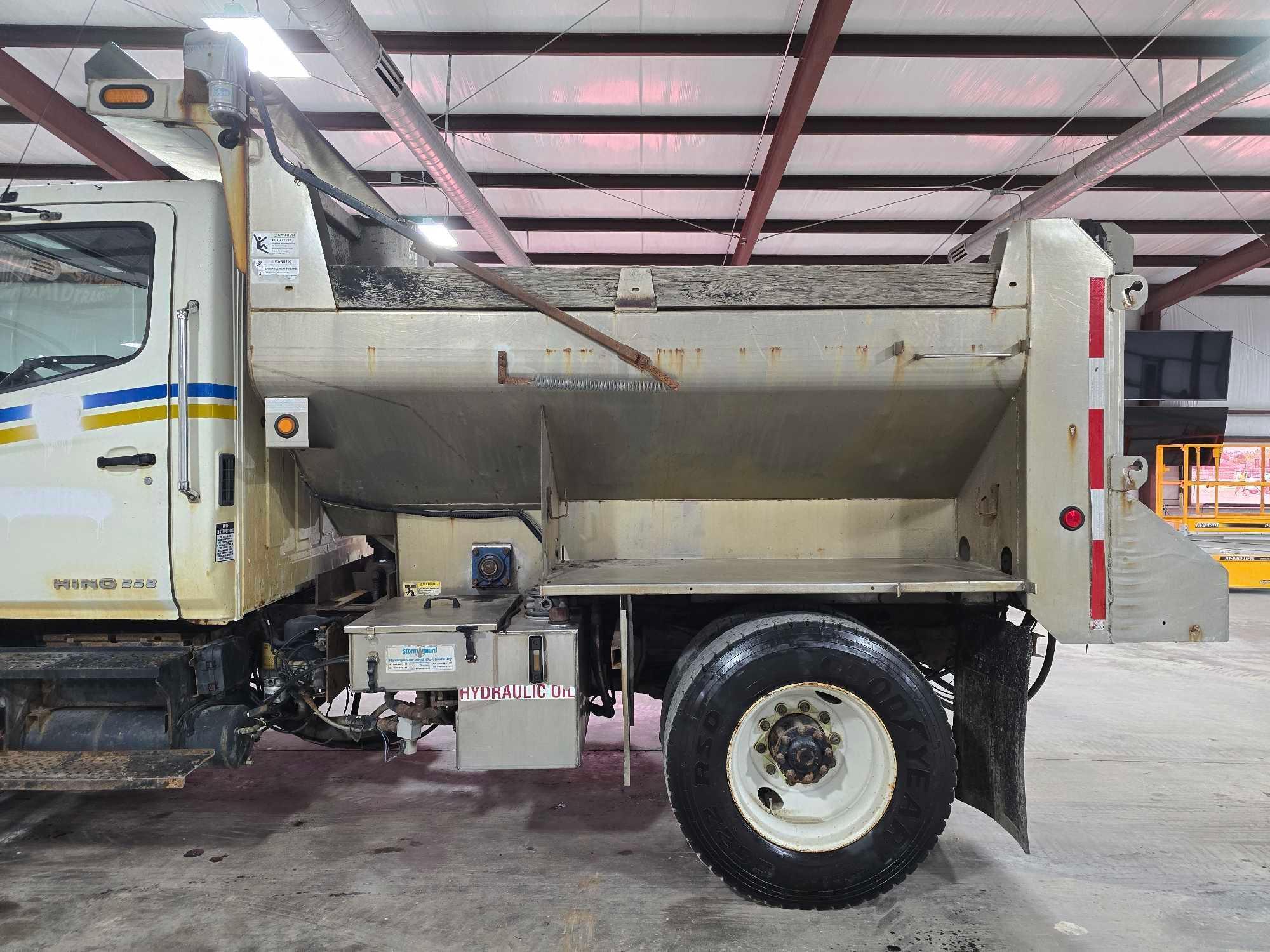 2010 Hino 338 Single Axle Dump Truck