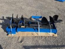 NEW/UNUSED 2025 FUTURE Qty 3 Skid Steer Auger and Extra Rods