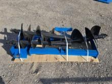 NEW/UNUSED 2025 FUTURE Qty 3 Skid Steer Auger and Extra Rods