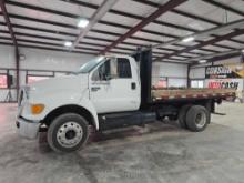 2008 Ford F650 Flatbed Truck