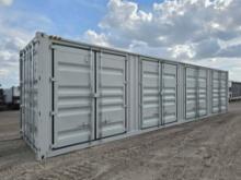 NEW 2025 40 Foot High Cube Four Multi Doors Container