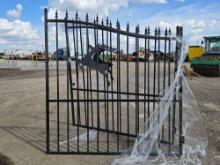 NEW/UNUSED FUTURE 14FT. Bi-Parting Wrought Iron Gate