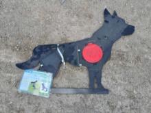 NEW/UNUSED FUTURE Dog Shaped Shooting Target