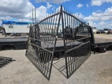 NEW/UNUSED 20 Foot Bi-Parting Wrought Iron Gate