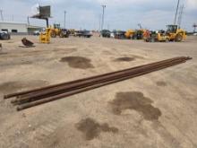 Qty. (9) 20 Foot Oilfield Pipes