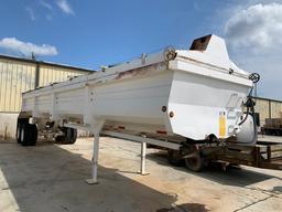 Lufkin Frameless Dump Trailer VIN 2382