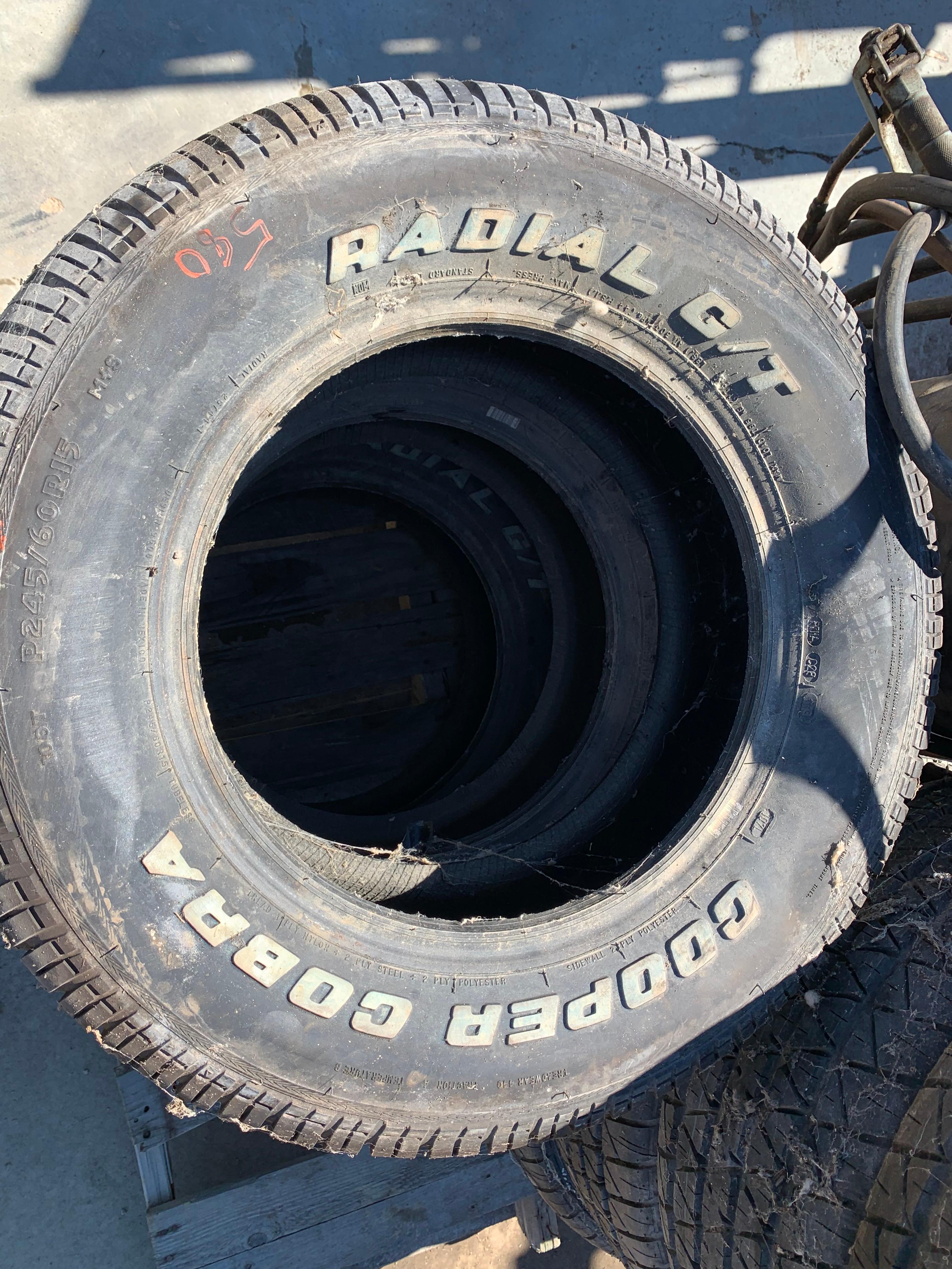 Cooper Cobra Tires 245x60R15 (Set of 3)