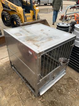 Stainless Dog Box 3x3