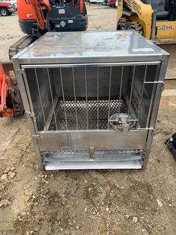 Stainless Dog Box 3x3