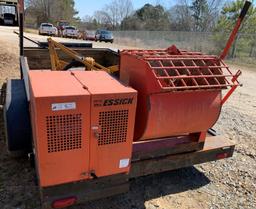 15ft Trailer with Concrete Mixer No Title