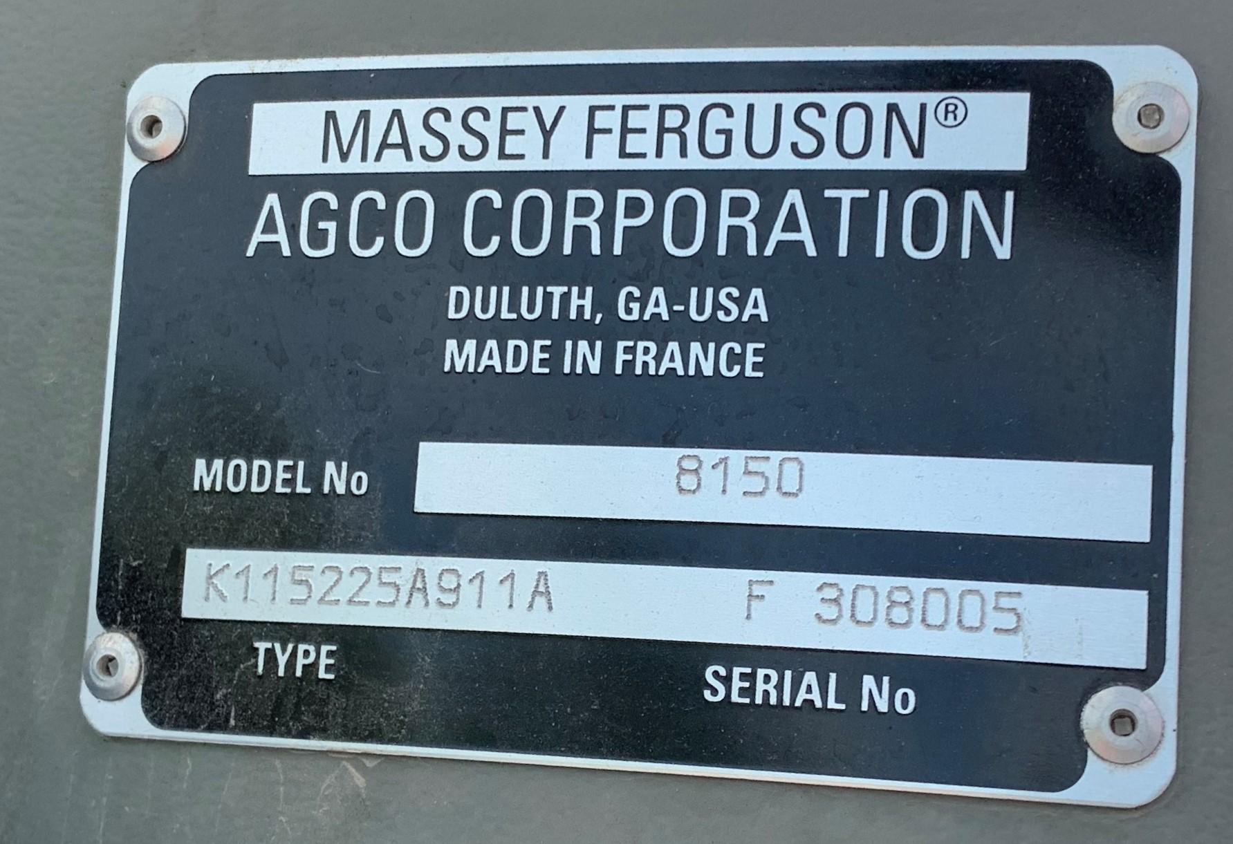Massey Ferguson 8150 Tractor