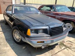 1986 Ford Tunderbird Turbo Coupe NO TITLE
