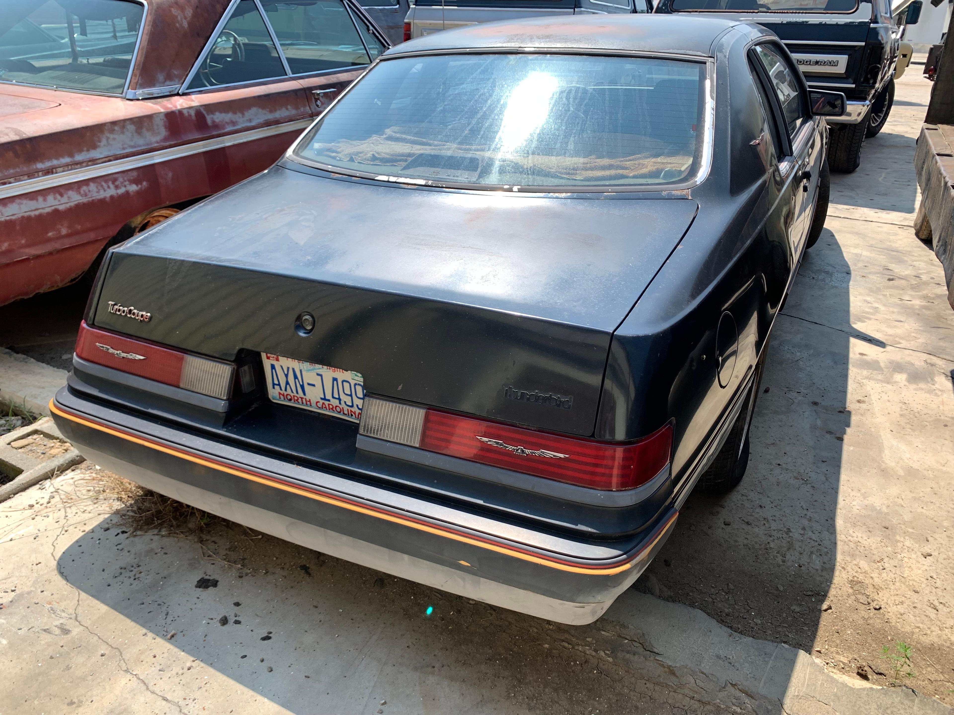 1986 Ford Tunderbird Turbo Coupe NO TITLE