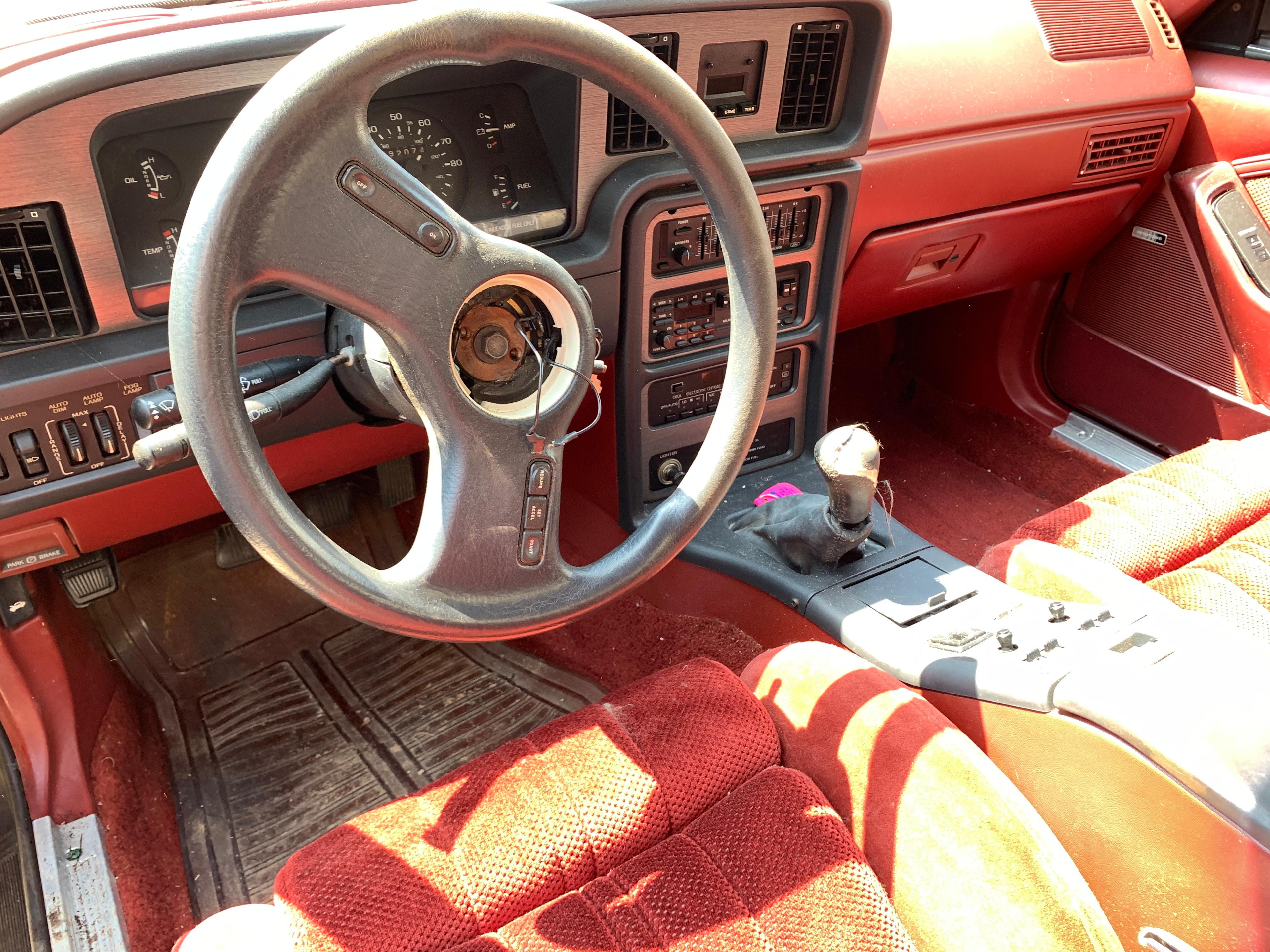 1986 Ford Tunderbird Turbo Coupe NO TITLE