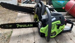 (3) Poulan Chainsaws