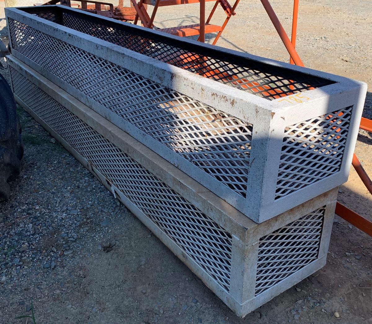 (2) 15"x94" Expanded metal boxes
