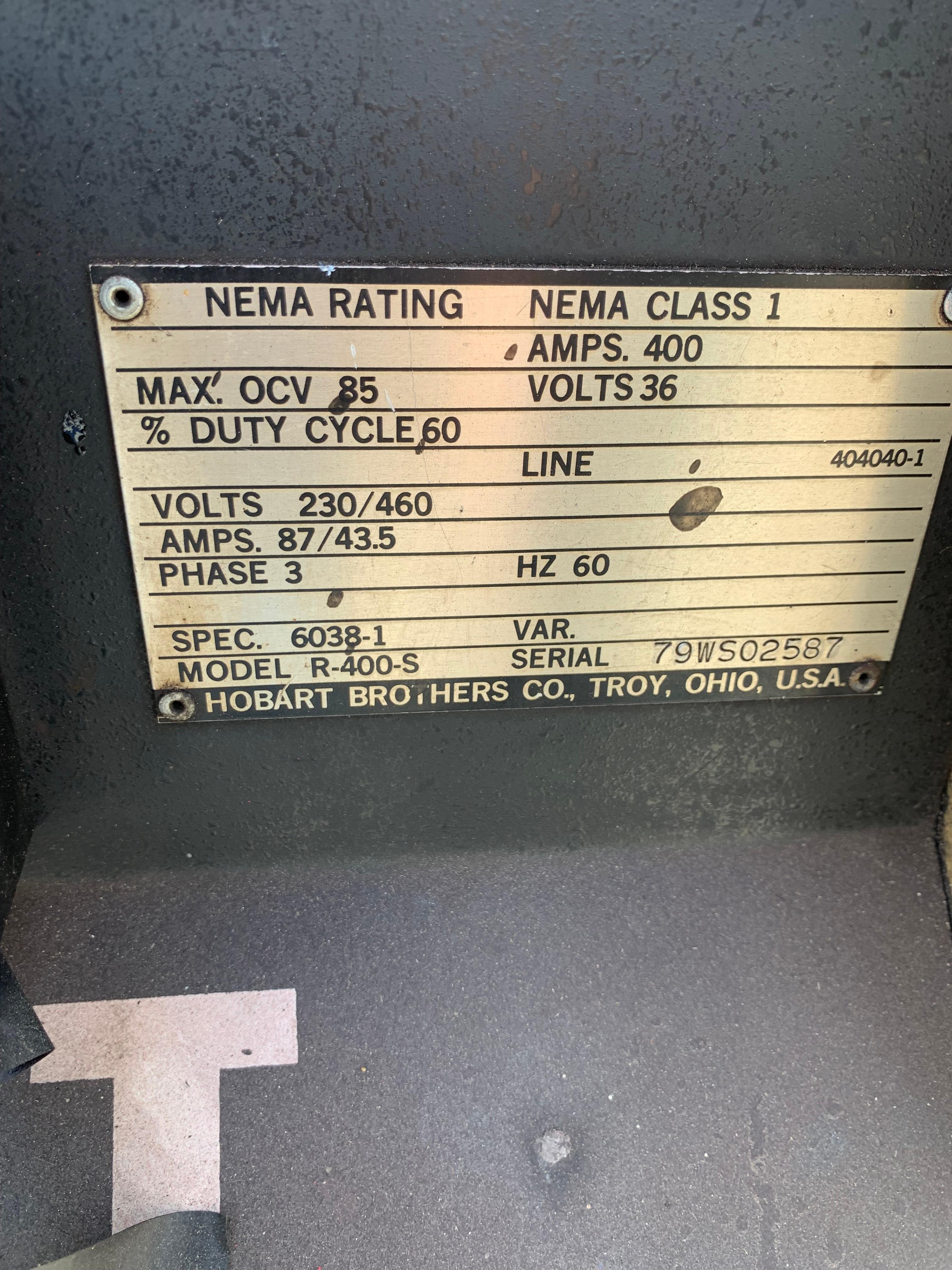 Hobart Mega ARC 400 Welder