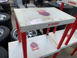 6 Metal Display Tables