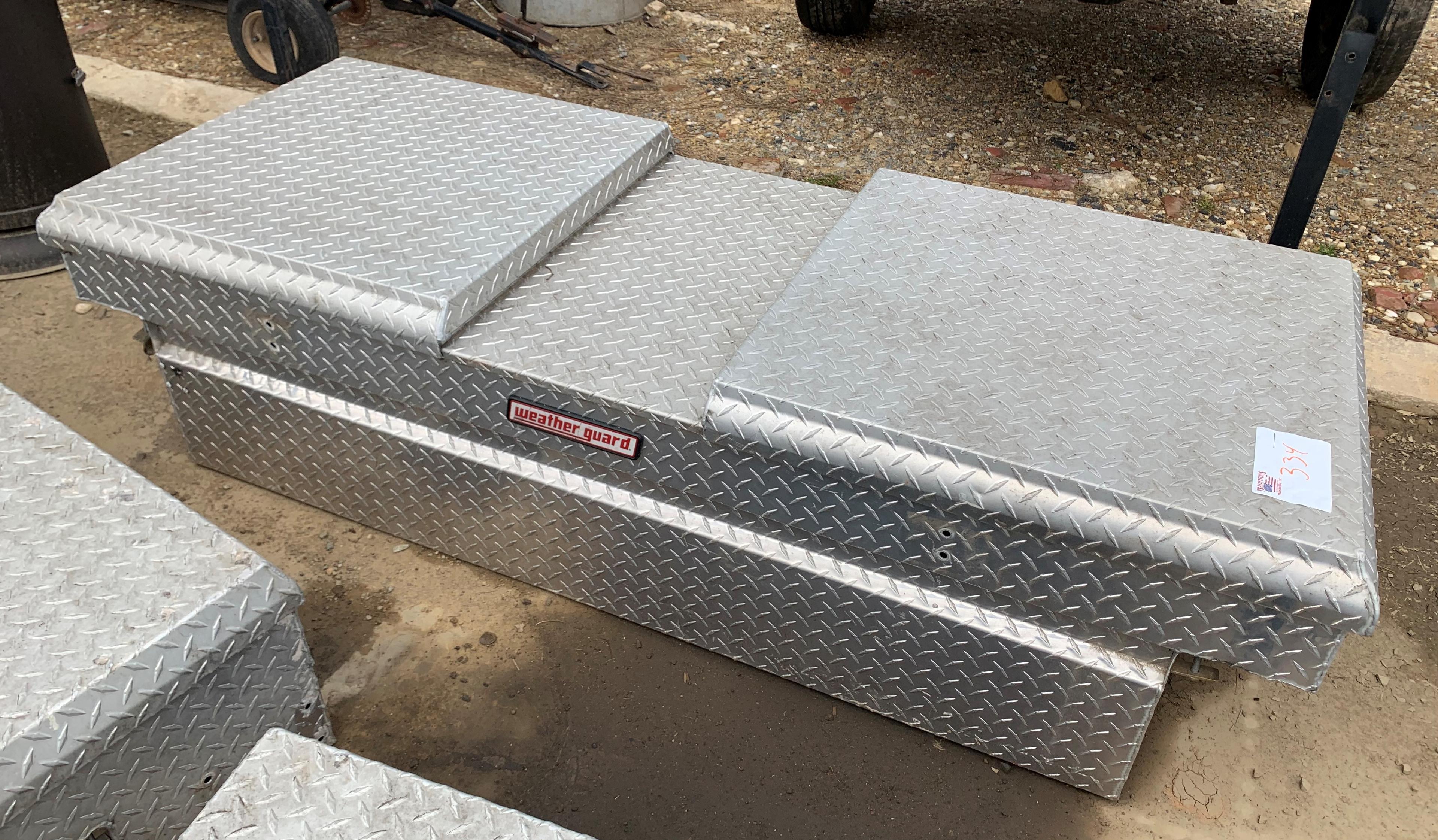 Weather Guard Diamond Plate Tool Box (Full Size)