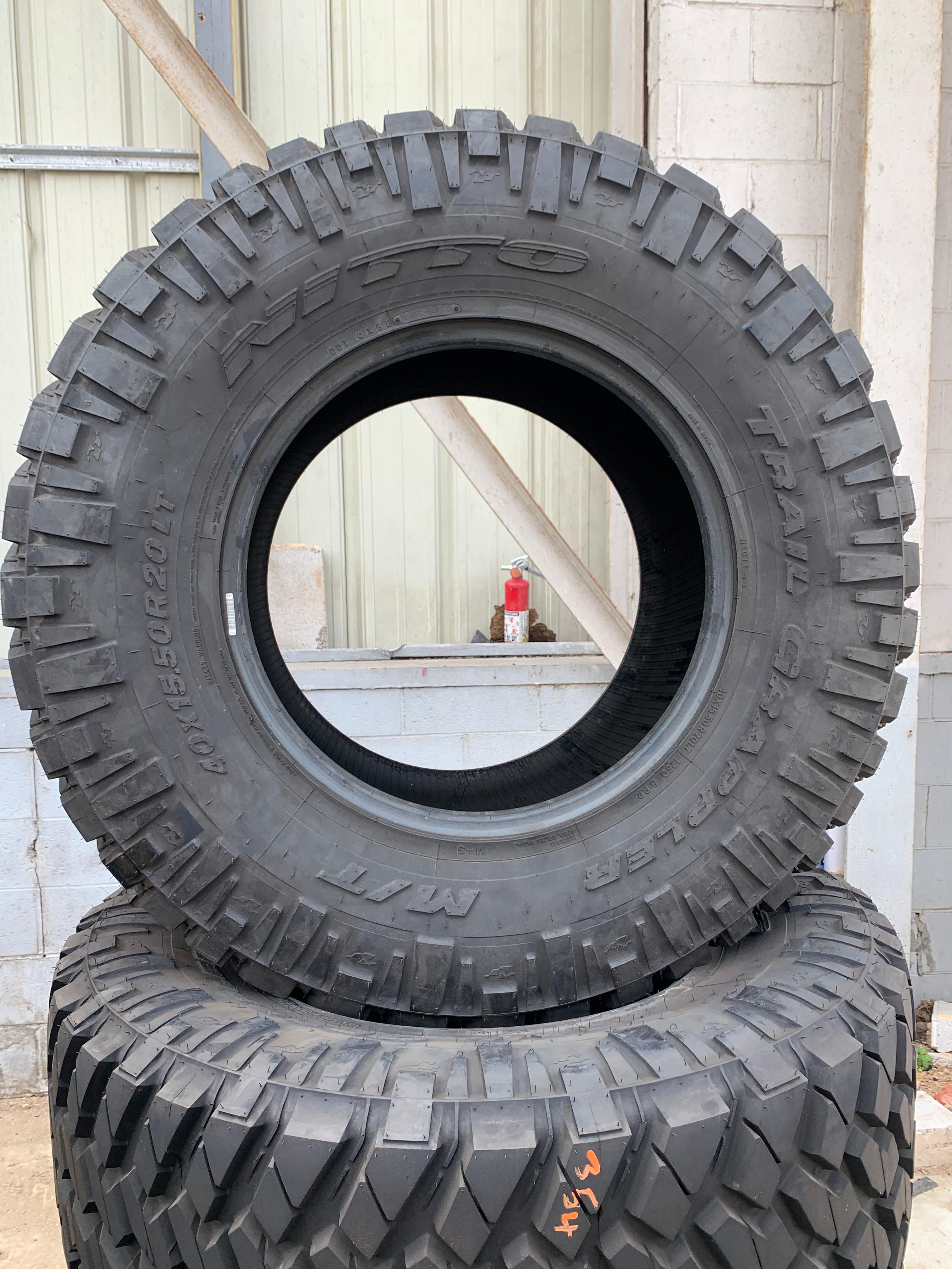 Set of 4 Nitto Trail Grappler 40X15.50R20LT