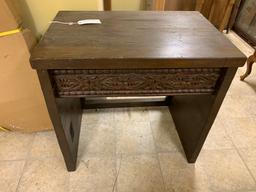 WOOD CARVED TABLE