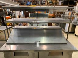 TRUE STAINLESS ROLLING COOLER PREP BAR