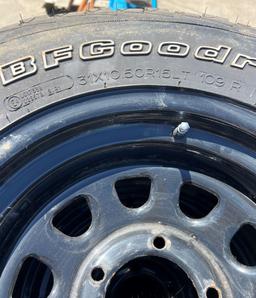 (5) 5 Lug Wheels & 31x10.5R15 BFGoodrich Tire