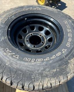 (5) 5 Lug Wheels & 31x10.5R15 BFGoodrich Tire