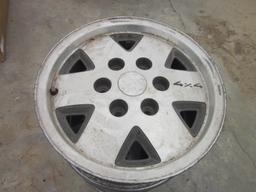 Set of 4 Chevrolet 6 Lug Wheels